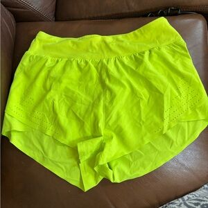 Joylab neon yellow shorts sz s